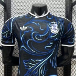 Camiseta Argentina Segunda Equipación Mundial 2026 Negro/Azul (EDICIÓN JUGADOR)