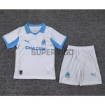Camiseta Olympique Marsella Primera Equipación 2025/2026 Blanco Niño Kit