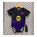 Camiseta Barcelona Segunda Equipación 2026/2027 Negro/Morado Baby
