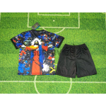 Camiseta Brasil 2025 Especial Edición Negro/Azul/Rojo Niño Kit