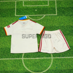 Camiseta AS Roma Segunda Equipación 2026/2027 Blanco Niño Kit