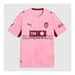 Camiseta Valencia Tercera Equipación 2026/2027 Rosa con Parche La Liga