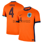 Camiseta VIRGIL 4 Holanda Primera Equipación 2024