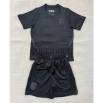 Camiseta Noruega Segunda Equipación Mundial 2026 Negro Niño Kit