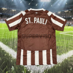 Camiseta FC St. Pauli Primera Equipación 2025/2026 Blanco/Marrón