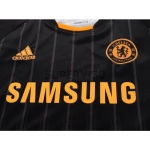 Camiseta Chelsea Segunda Equipación Retro 2010/11 Negro/Naranja Niño Kit