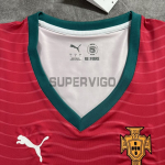 Top corto Portugal Primera Equipación Mundial 2026 Amarillo Rojo/Verde Mujer