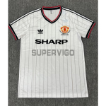 Camiseta Manchester United Segunda Equipación Retro 1982/1983 Blanco