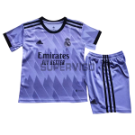 Camiseta Real Madrid Segunda Equipación 2022/2023 Niño Kit