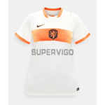 Camiseta Holanda Segunda Equipación Mundial 2026 Blanco Mujer