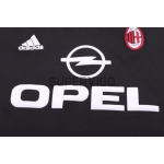 Camiseta AC Milan Tercera Equipación Retro 2000/01 Negro/Rojo Niño Kit