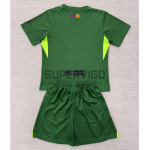 Camiseta de Portero Barcelona 2025/2026 Verde Niño Kit