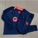 Sudadera De Entrenamiento Barcelona 2025/2026 Azul Marino/Naranja