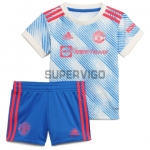 Camiseta Manchester United Segunda Equipación 2021/2022 Niño Kit