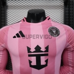 Camiseta Inter Miami Primera Equipación 2025/2026 ML Rosa (EDICIÓN JUGADOR)