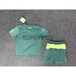 Camiseta Manchester City Cuarta Equipación 2025/2026 Verde Niño Kit