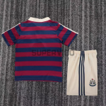 Camiseta Newcastle United Segunda Equipación Retro 1995/1997 Rojo/Azul Niño Kit