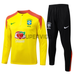 Sudadera De Entrenamiento Brasil 2025/2026 Kit Amarillo