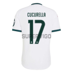 Camiseta CUCURELLA 17 Real Madrid Primera Equipación 2026/2027 Blanco con Parche HP