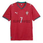Camiseta Ronaldo 7 Portugal Primera Equipación Mundial 2026 Rojo