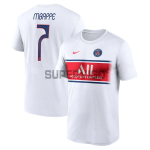 Maillot Mbappé 7 PSG 2021 2022 Blanc