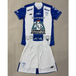 Camiseta Pachuca Primera Equipación 2025/2026 Blanco/Azul Niño Kit