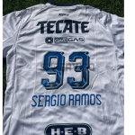 Camiseta SERGIO RAMOS 93 Monterrey Segunda Equipación 2025/2026 Blanco