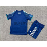 Camiseta Leicester City Segunda Equipación 2025/2026 Azul Niño Kit
