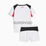 Camiseta AC Milan Segunda Equipación 2025/2026 Blanco Niño Kit