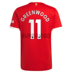 GREENWOOD 11 Manchester United Soccer Jersey Home 2021/2022