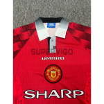 Camiseta Manchester United Primera Equipación Retro 1996/1998 ML Rojo