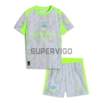 Camiseta Manchester City Tercera Equipación 2025/2026 Gris/Verde Neón Niño Kit