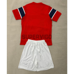 Camiseta Noruega Primera Equipación Mundial 2026 Rojo/Azul Niño Kit