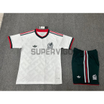 Camiseta México Segunda Equipación Mundial 2026 Blanco Niño Kit