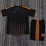 Camiseta Chelsea Segunda Equipación Retro 2010/11 Negro/Naranja Niño Kit