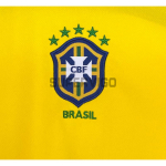 Camiseta Brasil Primera Equipación Retro 2004 ML Amarillo