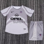 Camiseta PSG Segunda Equipación Retro 2001/02 Gris Niño Kit