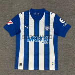 Camiseta Alavés Primera Equipación 2025/2026 Azul/Blanco con Parche La Liga