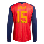 Camiseta Baena 15 España Primera Equipación 2026 ML Rojo/Azul