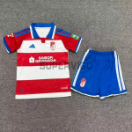 Camiseta Granada Primera Equipación 2026/2027 Rojo/Blanco Niño Kit con Parche La Liga