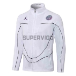 Veste PSG 2021 2022 Jordan Col Montant Blanc Marque Violet