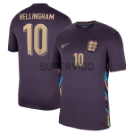 Camiseta Bellingham 10 Inglaterra Segunda Equipación 2024