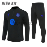 Sudadera De Entrenamiento Barcelona x Kobe Bryan 2025/2026 Niño Kit Negro/Azul