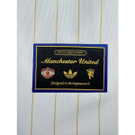 Camiseta Manchester United Terrace Icons Retro 2025/26 Blanco/Amarillo