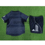 Camiseta Real Madrid Segunda Equipación 2025/2026 Azul Marino Niño Kit (EDICIÓN JUGADOR)