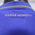 Camiseta Monaco Segunda Equipación 2025/2026 Azul/Dorado (EDICIÓN JUGADOR)