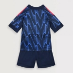 Camiseta Arsenal Segunda Equipación 2025/2026 Azul Niño Kit
