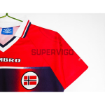 Camiseta Noruega Primera Equipación Retro 1998 Rojo