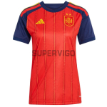 Camiseta España Primera Equipación Mundial 2026 Rojo/Azul Mujer 2 Estrellas