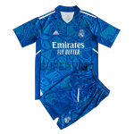 Camiseta De Portero Real Madrid 2022/2023 Niño Kit Azul